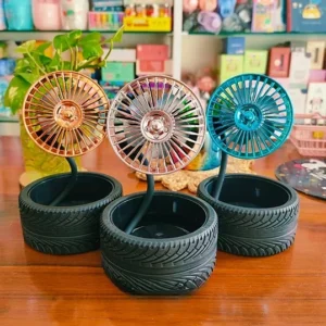 Adjustable USB Rechargeable Tyre Fan